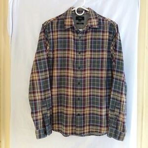 Vince Plaid Casual Shirt Designer Brand